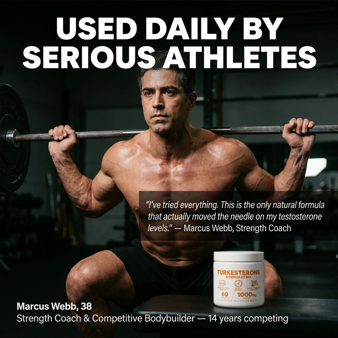 Turkesterone & Tongkat Ali - Natural Testosterone Support