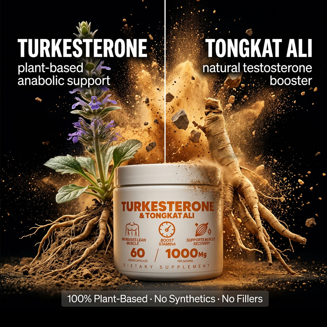 Turkesterone & Tongkat Ali - Natural Testosterone Support