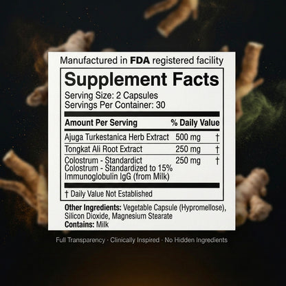 Turkesterone & Tongkat Ali - Natural Testosterone Support